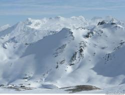 Photo Textures of Background Snowy Mountains