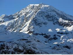 Photo Textures of Background Snowy Mountains