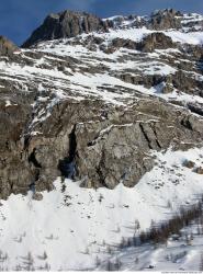 Photo Textures of Background Snowy Mountains