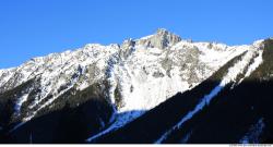 Photo Textures of Background Snowy Mountains