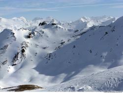 Photo Textures of Background Snowy Mountains