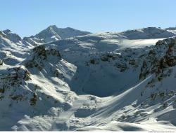 Photo Textures of Background Snowy Mountains