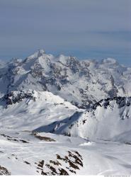 Photo Textures of Background Snowy Mountains