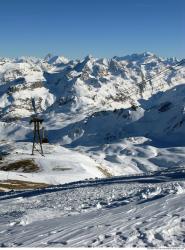 Photo Textures of Background Snowy Mountains