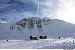 Photo Textures of Background Snowy Mountains