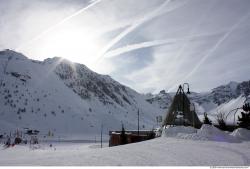 Photo Textures of Background Snowy Mountains