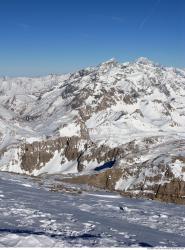 Photo Textures of Background Snowy Mountains