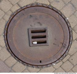 Ground Sewer Grate