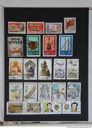 Photo Textures of Postage Stamp