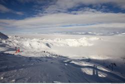 Photo Textures of Background Snowy Mountains