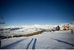 Photo Textures of Background Snowy Mountains