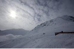 Photo Textures of Background Snowy Mountains