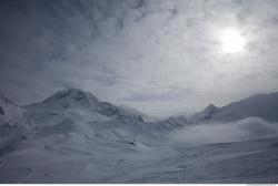 Photo Textures of Background Snowy Mountains