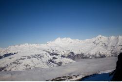 Photo Textures of Background Snowy Mountains