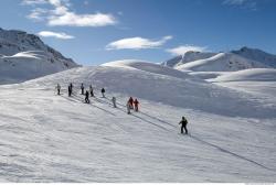 Photo Textures of Background Snowy Mountains