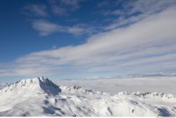 Photo Textures of Background Snowy Mountains