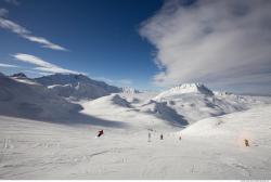 Photo Textures of Background Snowy Mountains