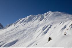 Photo Textures of Background Snowy Mountains