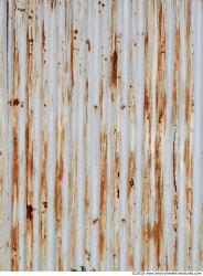 Rusted Corrugated Plates Metal