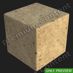 PBR Substance Material of Ground Sandy Soil