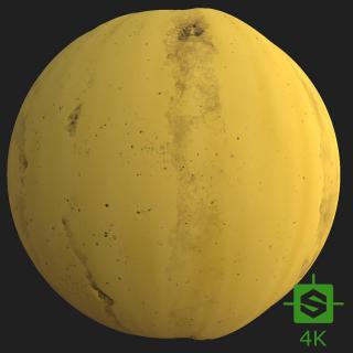 PBR Texture of Banana Skin