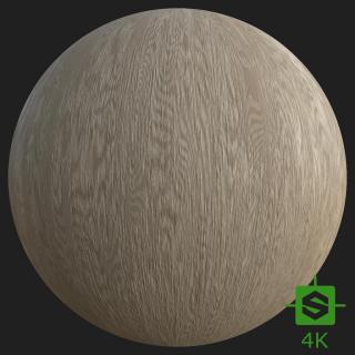 PBR Texture of Fine Wood