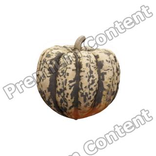Pumpkin Clean 3D Scan #8