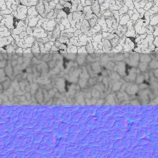 Seamless Textures of Asphalt + Normal & Bump Mapping