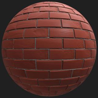 Wall Brick Old PBR #3